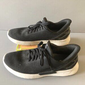 BLACK KNIT KIZIK ATHENS HANDS FREE SLIP ON SNEAKERS SIZE MEN 10 WOMEN 11.5